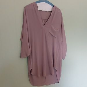 Nordstrom perfect roll-tab sleeve tunic